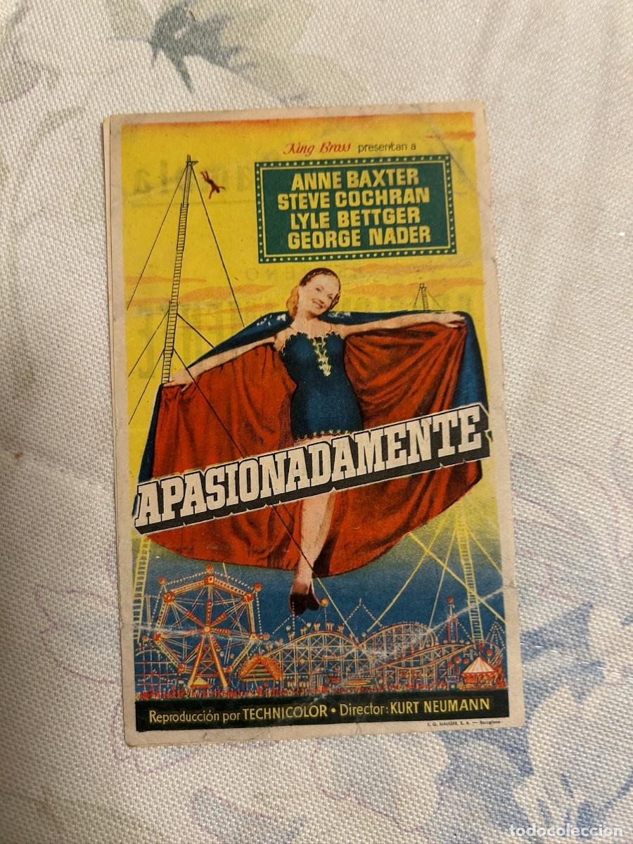 Cine: &ordm;1674 APASIONADAMENTE CINES FEMINA-RAMBLA LERIDA CON PUBLICIDAD BUEN ESTADO