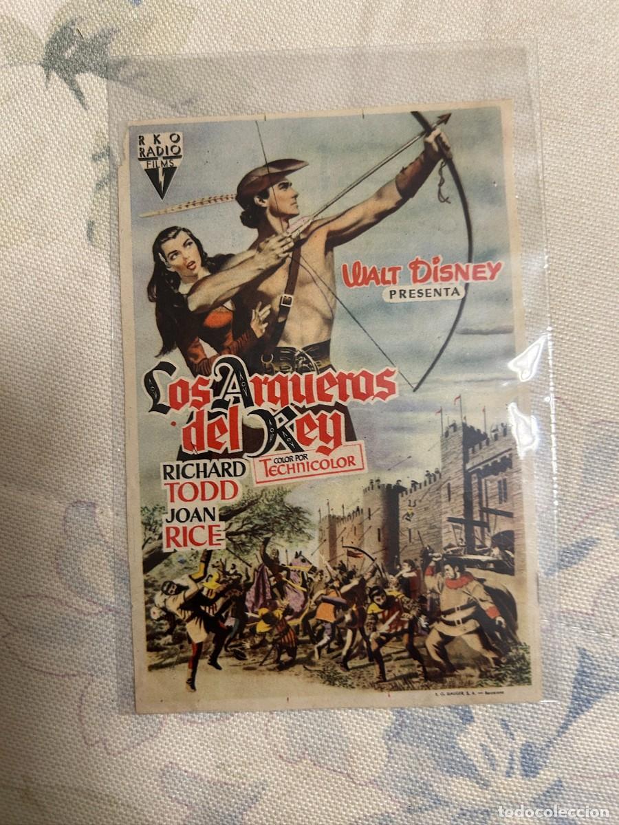 Cine: &ordm;1685 LOS ARQUEROS DEL REY CINE VICTORIA LERIDA CON PUBLICIDAD BUEN ESTADO
