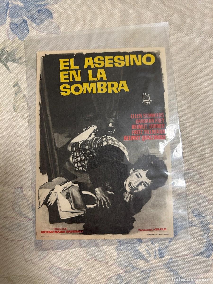 Cine: &ordm;1688 EL ASESINO EN LA SOMBRA SIN PUBLICIDAD BUEN ESTADO