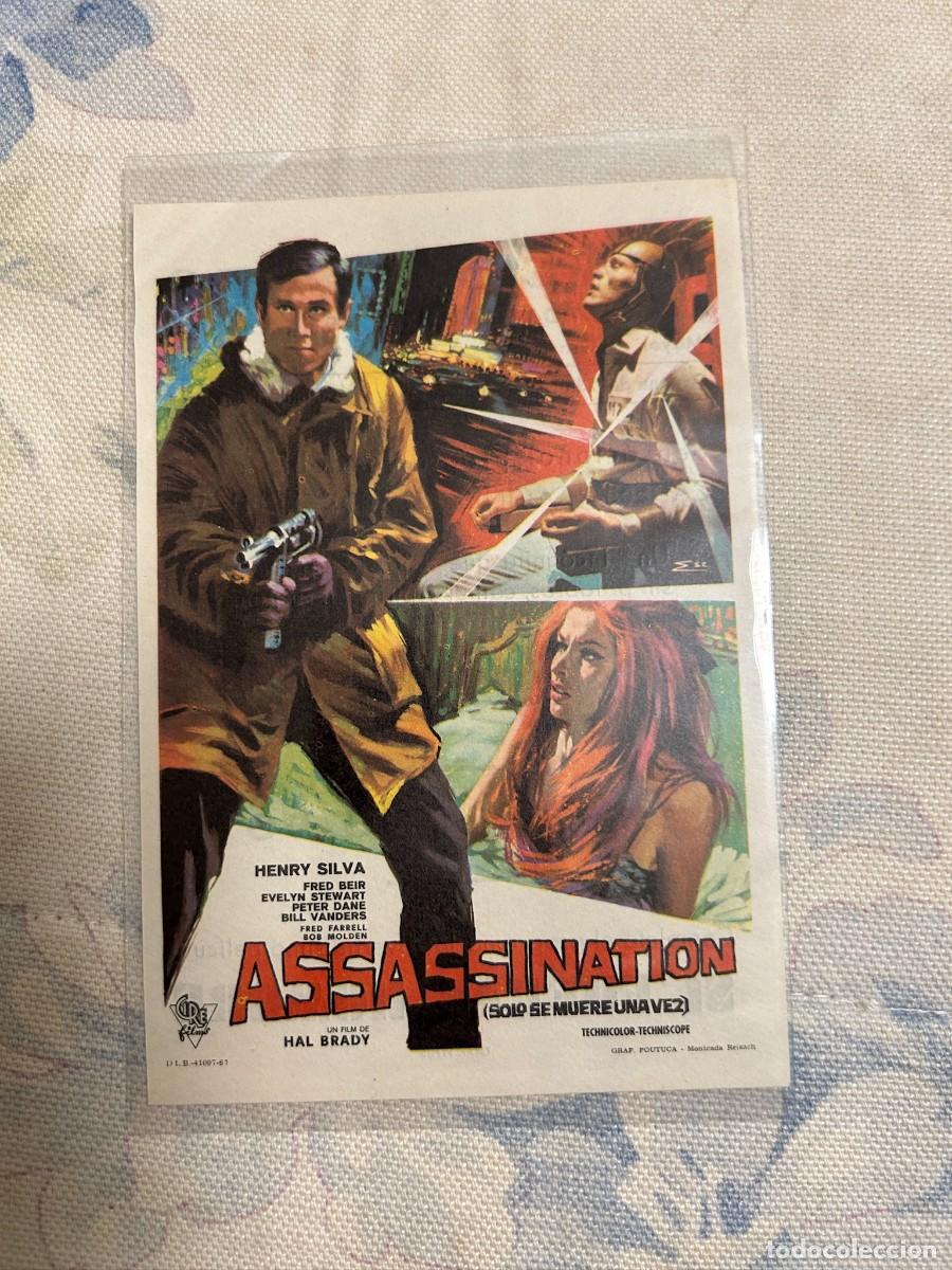 Cine: &ordm;1691 ASSASSINATION CINE SELECTO CON PUBLICIDAD BUEN ESTADO