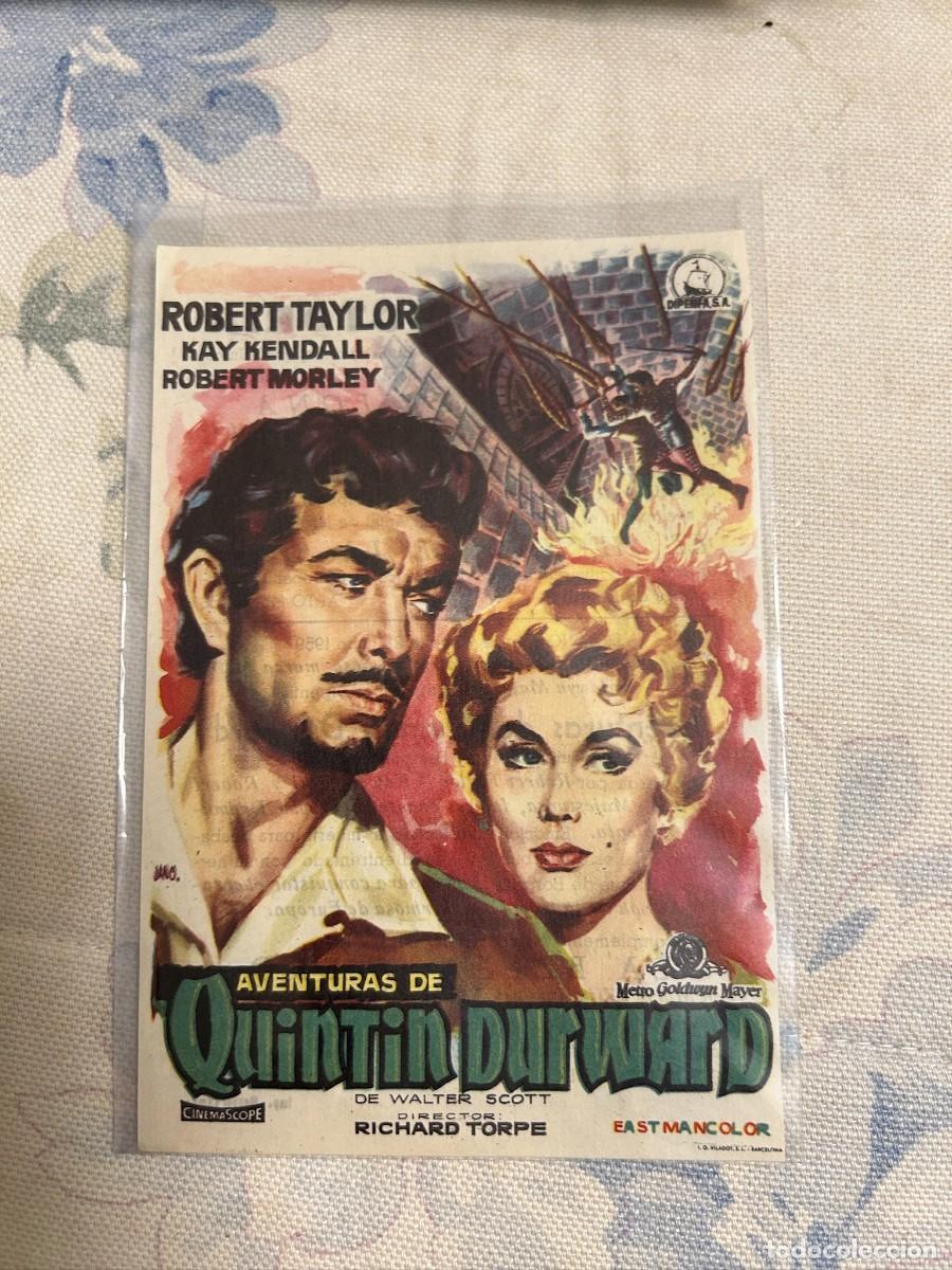 Cine: &ordm;1695 AVENTURAS DE QUINTIN DURWARD CINEMA VICTORIA CON PUBLICIDAD BUEN ESTADO