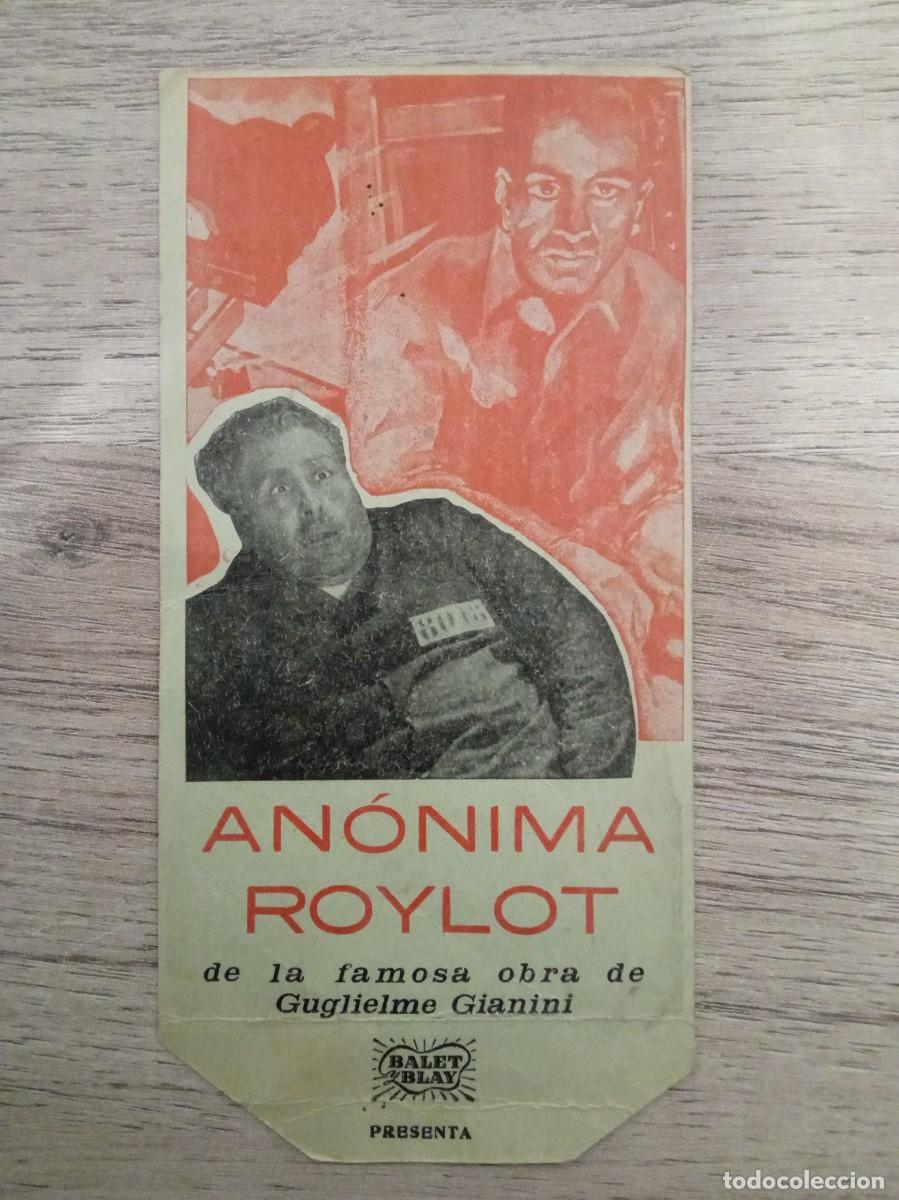Cine: AN&Oacute;NIMA ROYLOT, CAMILLO PILOTTO