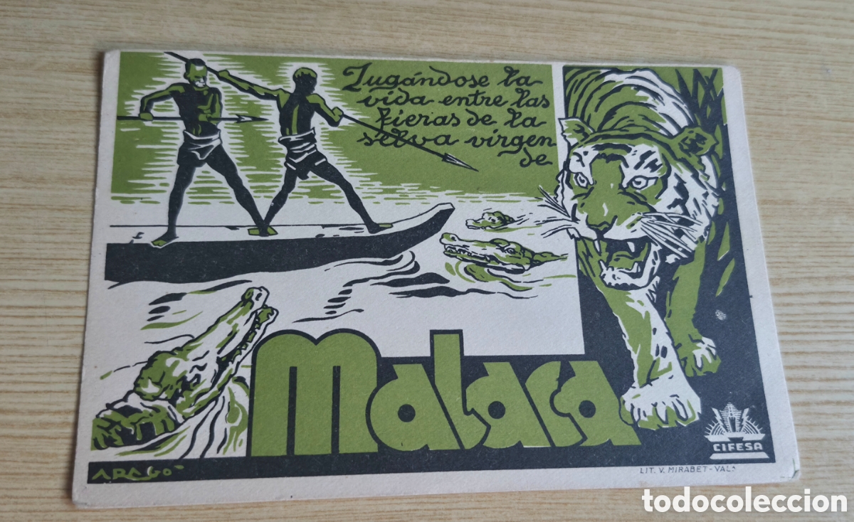 Cine: Antiguo programa de cine Malaca - Foto 1