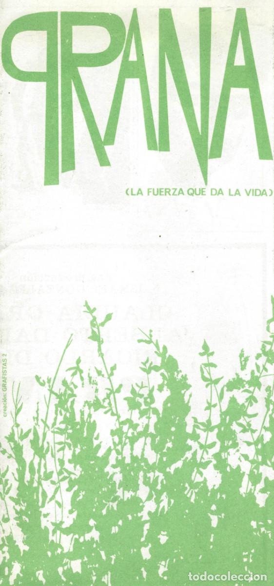 Cine: VC264 PRANA-FOLLETO DE MANO-TRIPLE-22 X 10 CM