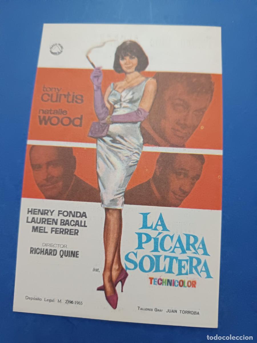 Cine: PROGRAMA DE CINE LA PICARA SOLTERA TONY CURTIS NATALIE WOOD