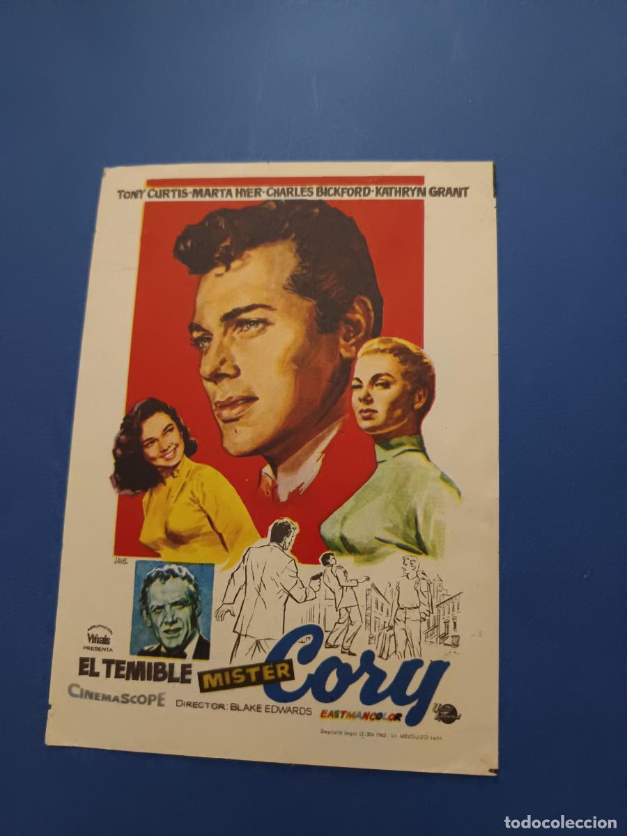Cine: PROGRAMA DE CINE EL TEMIBLE MISTER CORY TONY CURTIS