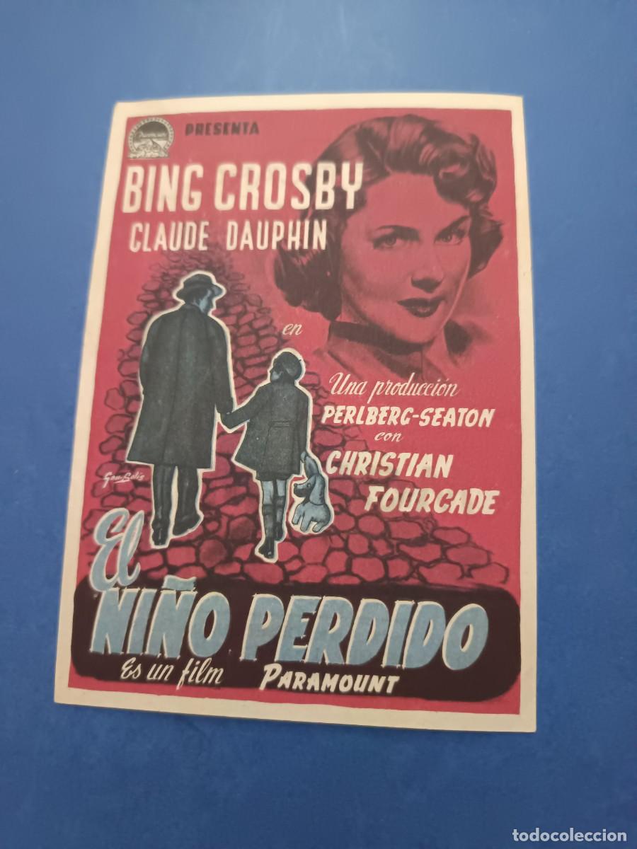 Cine: PROGRAMA DE CINE EL NI&Ntilde;O PERDIDO BING CROSBY - Foto 1