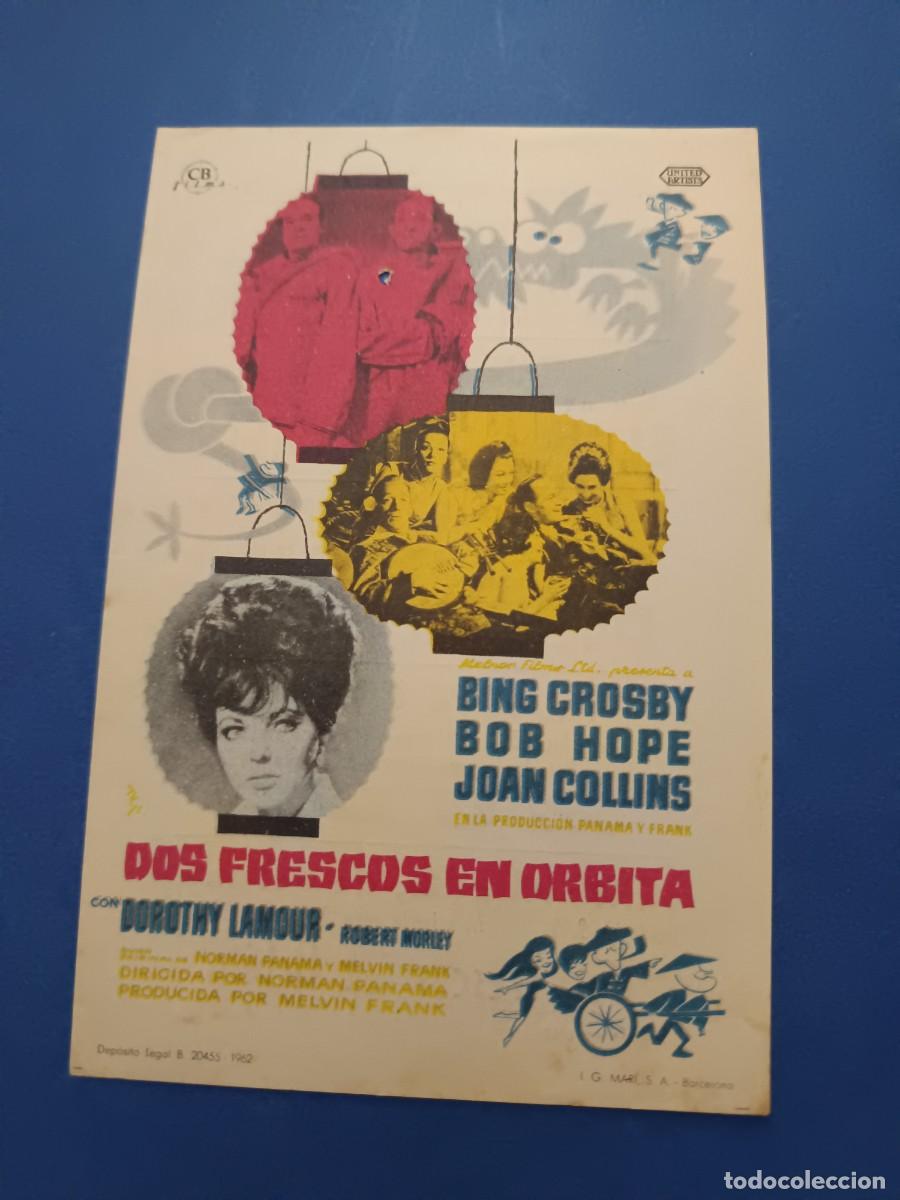 Cine: PROGRAMA DE CINE DOS FRESCOS EN ORBITA BING CROSBY