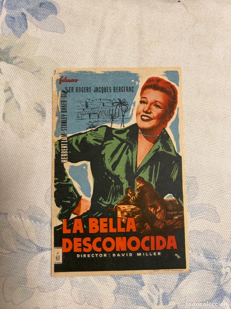 Cine: &ordm;1707 LA BELLA DESCONOCIDA SIN PUBLICIDAD BUEN ESTADO