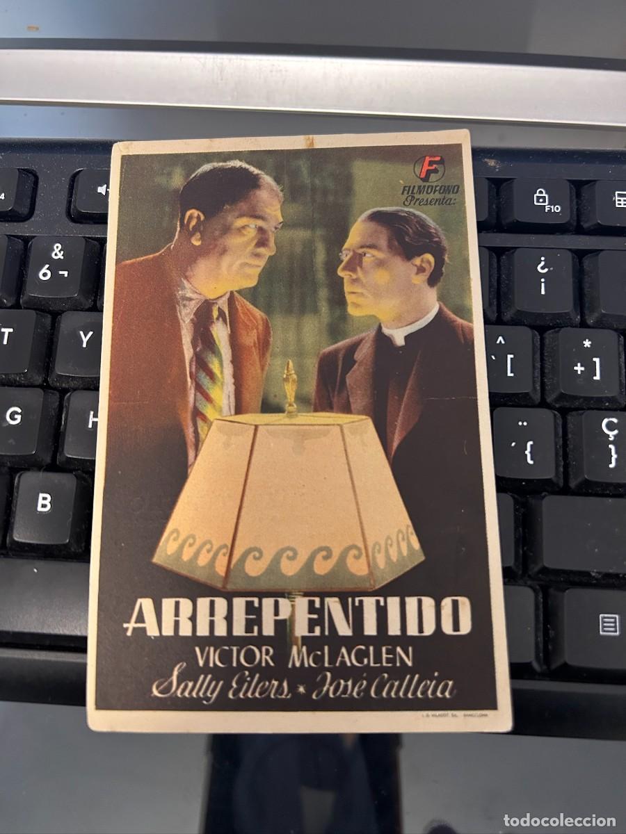 Cinema: &ordm;1686 ARREPENTIDO GRAN TEATRO JATIVA CON PUBLICIDAD BUEN ESTADO