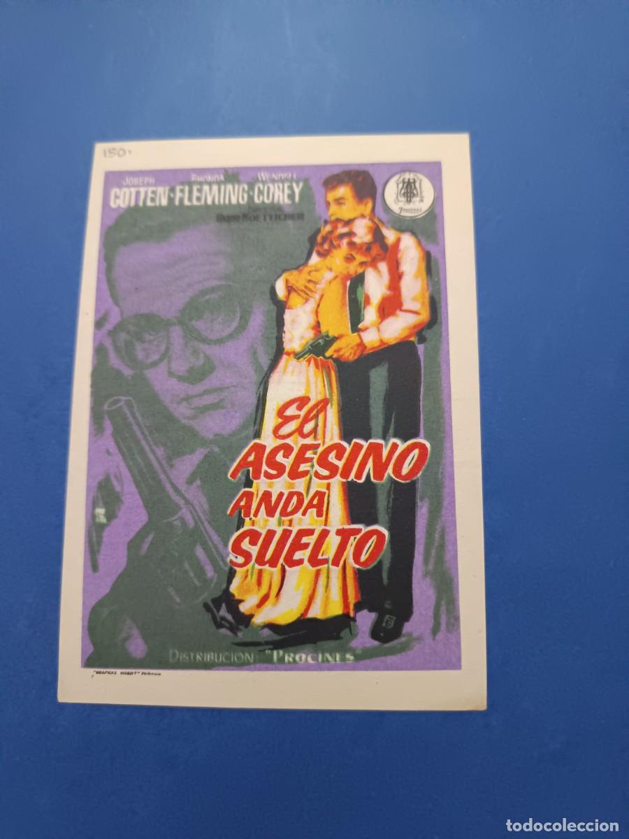 Cine: PROGRAMA DE CINE EL ASESINO ANDA SUELTO JOSEPH COTTEN
