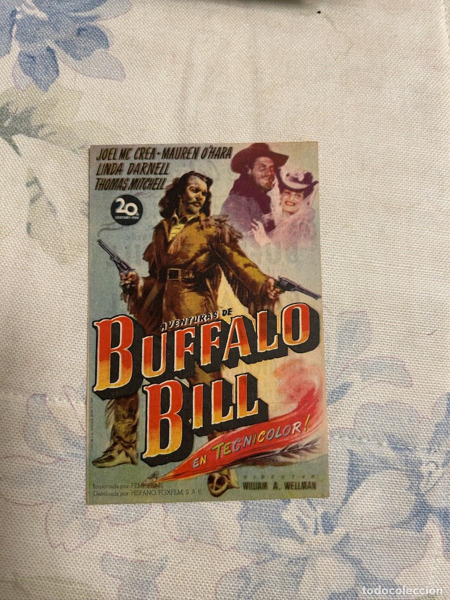 Cine: &ordm;1714 buffalo bill cine coliseum granollers barcelona con publicidad buen estado