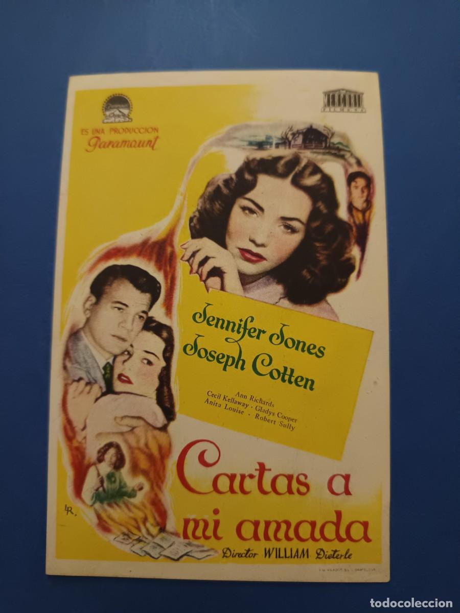 Cine: PROGRAMA DE CINE CARTAS A MI AMADA JENNIFER JONES JOSEPH COTTEN