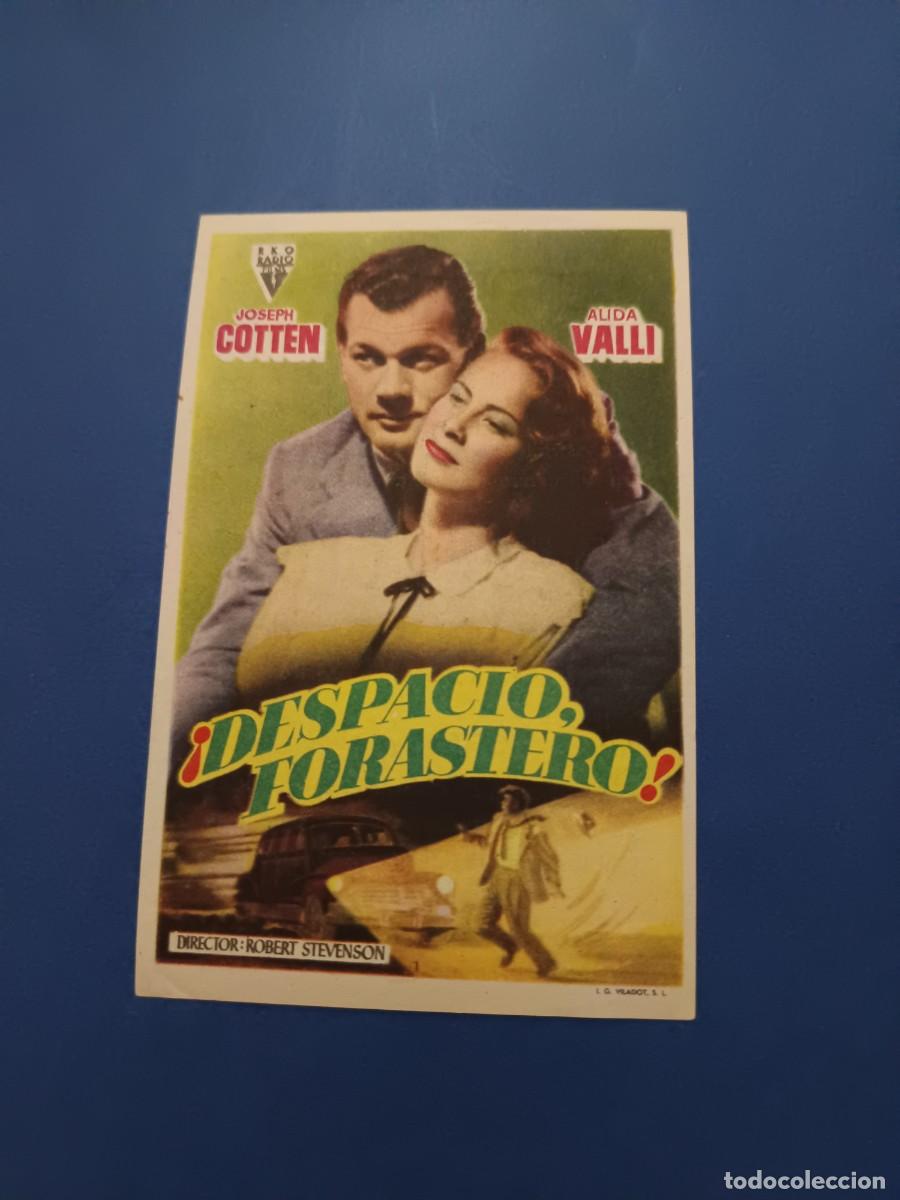 Cine: PROGRAMA DE CINE DESPACIO FORASTERO JOSEPH COTTEN
