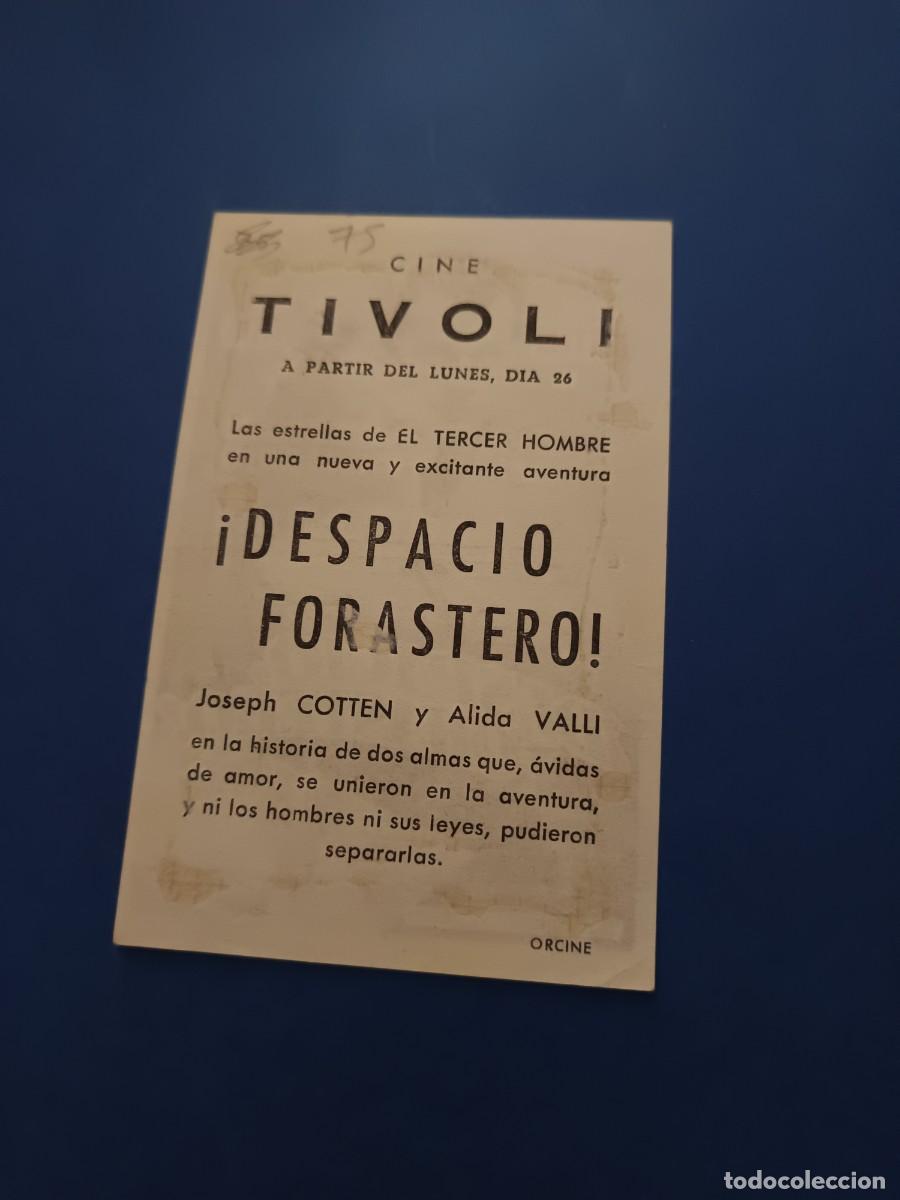 Cine: PROGRAMA DE CINE DESPACIO FORASTERO JOSEPH COTTEN - Foto 2