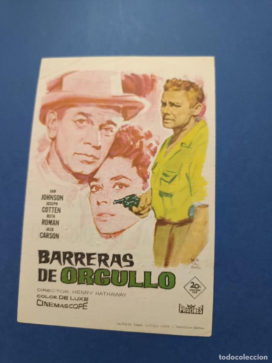 Cine: PROGRAMA DE CINE BARRERAS DE ORGULLO JOSEPH COTTEN