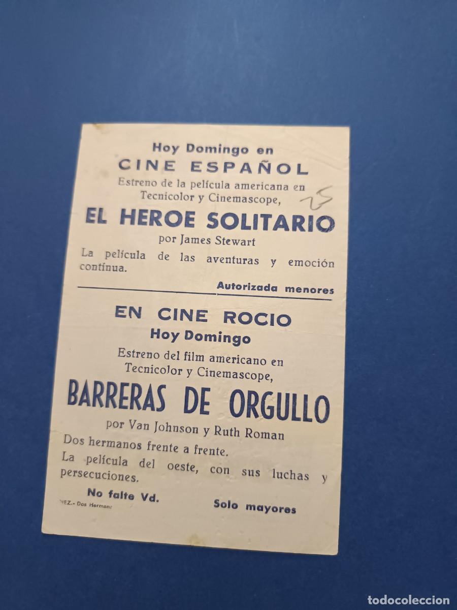Cine: PROGRAMA DE CINE BARRERAS DE ORGULLO JOSEPH COTTEN - Foto 2