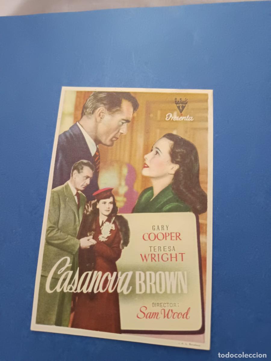 Cine: PROGRAMA DE CINE CASANOVA BROWN GARY COOPER