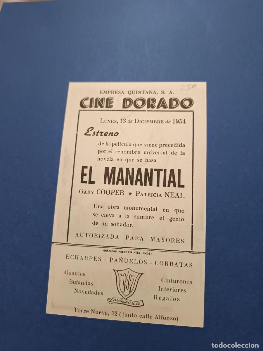 Cine: PROGRAMA DE CINE EL MANANTIAL GARY COOPER - Foto 2