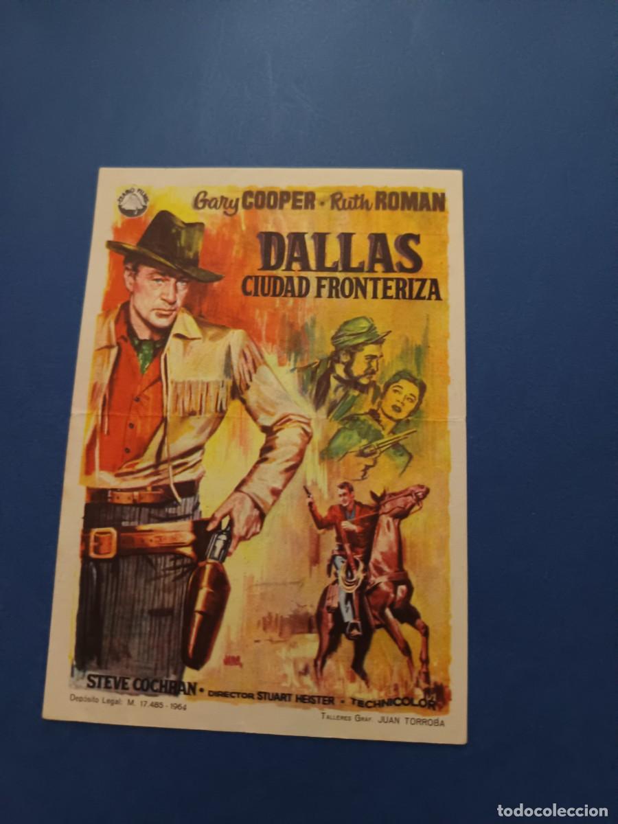 Cine: PROGRAMA DE CINE DALLAS CIUDAD FRONTERIZA GARY COOPER
