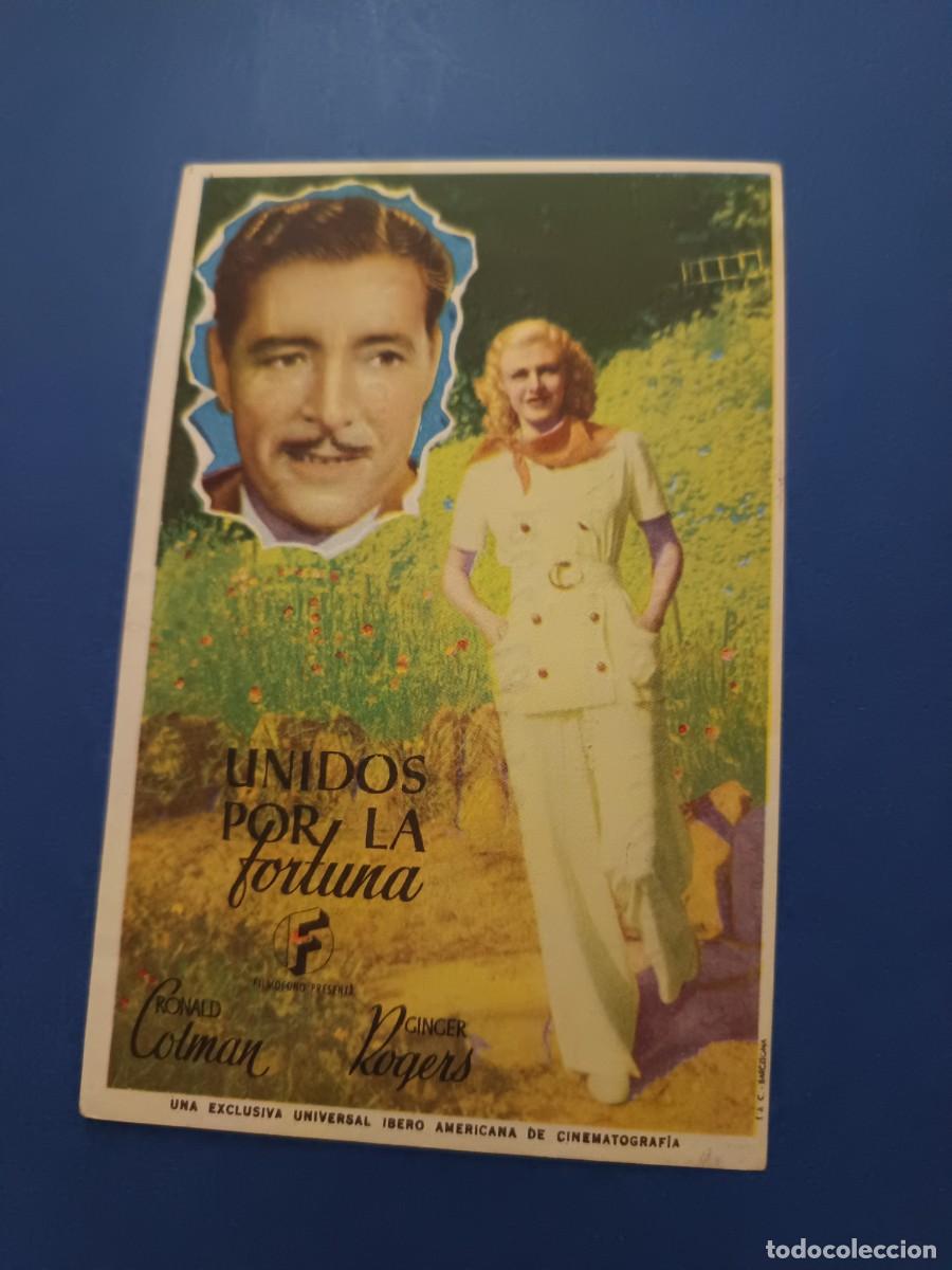 Cine: PROGRAMA DE CINE UNIDOS POR LA FORTUNA RONALD COLMAN