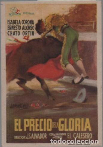 Cine: PROGRAMA DE CINE: EL PRECIO DE LA GLORIA PC-11971