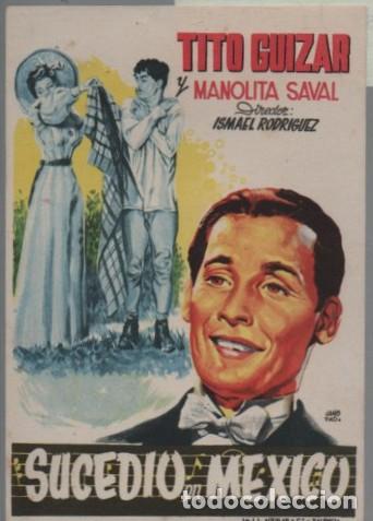 Cine: PROGRAMA DE CINE: SUCEDI&Oacute; EN MEXICO PC-11975