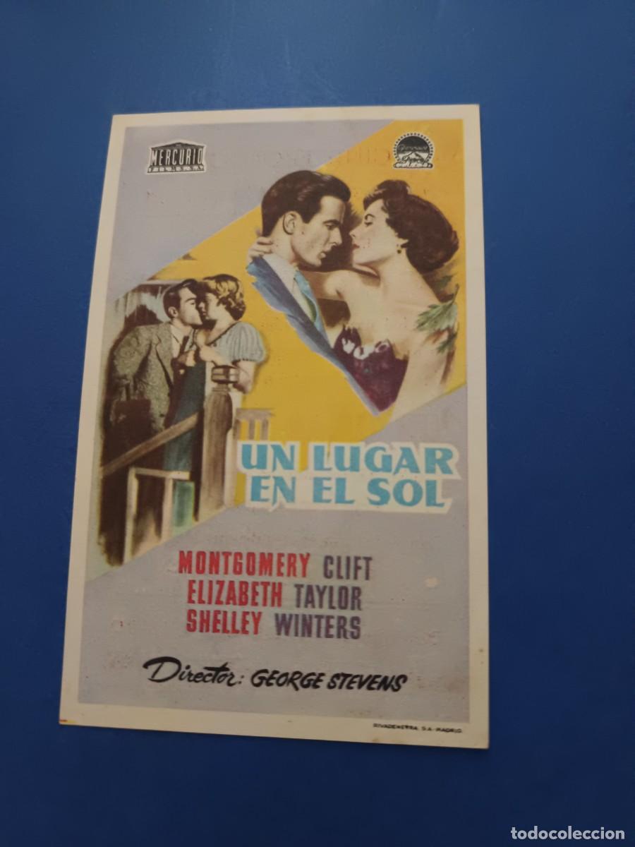 Cine: PROGRAMA DE CINE UN LUGAR EN EL SOL MONTGOMEY CLIFT