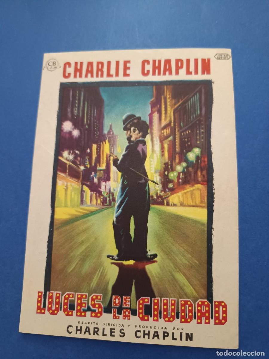 Cine: PROGRAMA DE CINE LUCES DE LA CIUDAD CHARLIE CHAPLIN - Foto 1