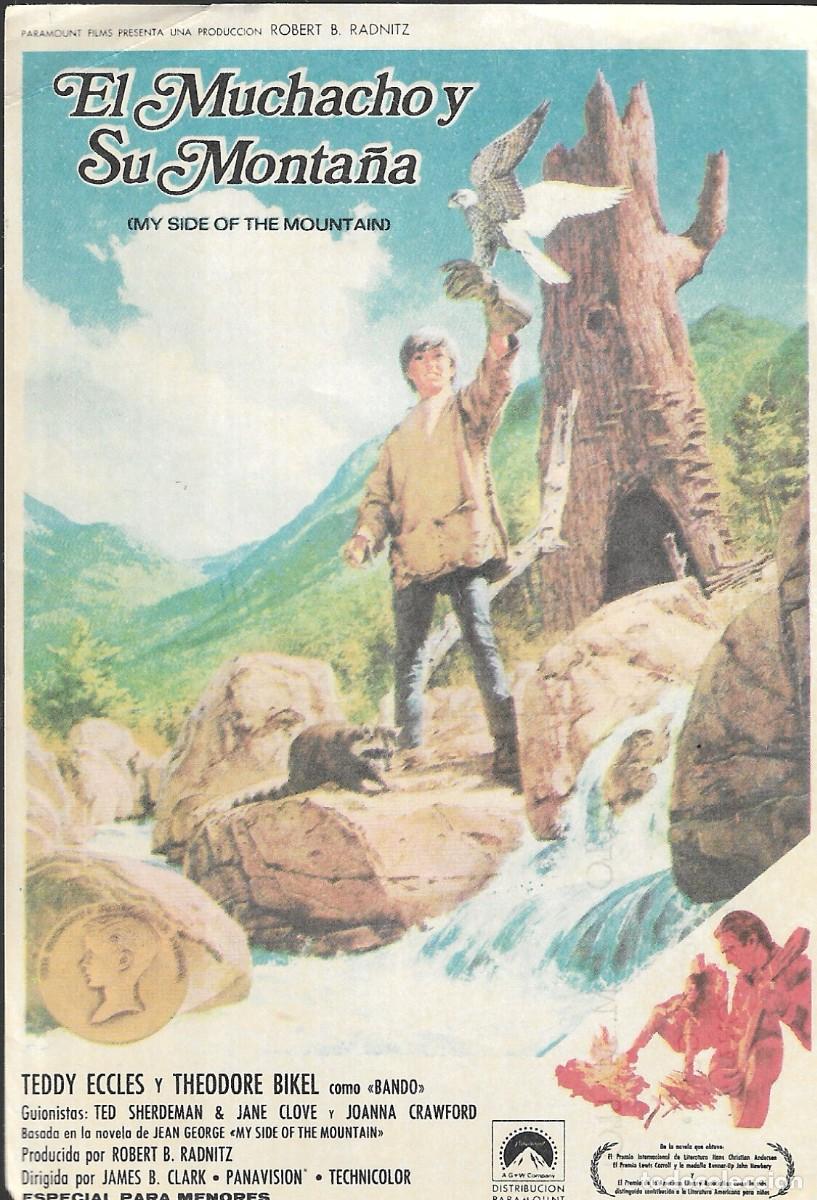 Cine: PROGRAMA DE CINE - EL MUCHACHO Y SU MONTA&Ntilde;A - TEDDY ECCLES - 1969 - SIN PUBLICIDAD.