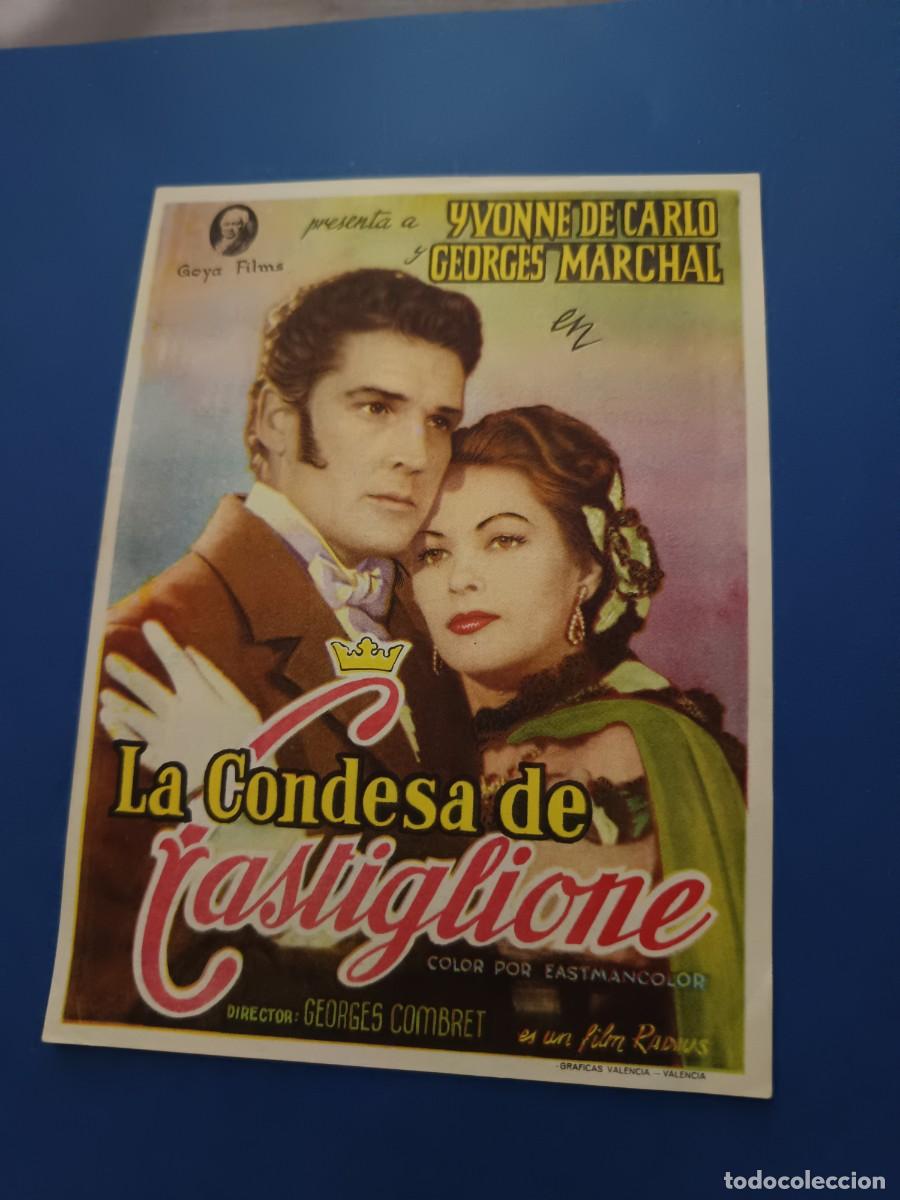 Cine: PROGRAMA DE CINE LA CONDESA DE CASTIGLIONE YVONNE DE CARLO