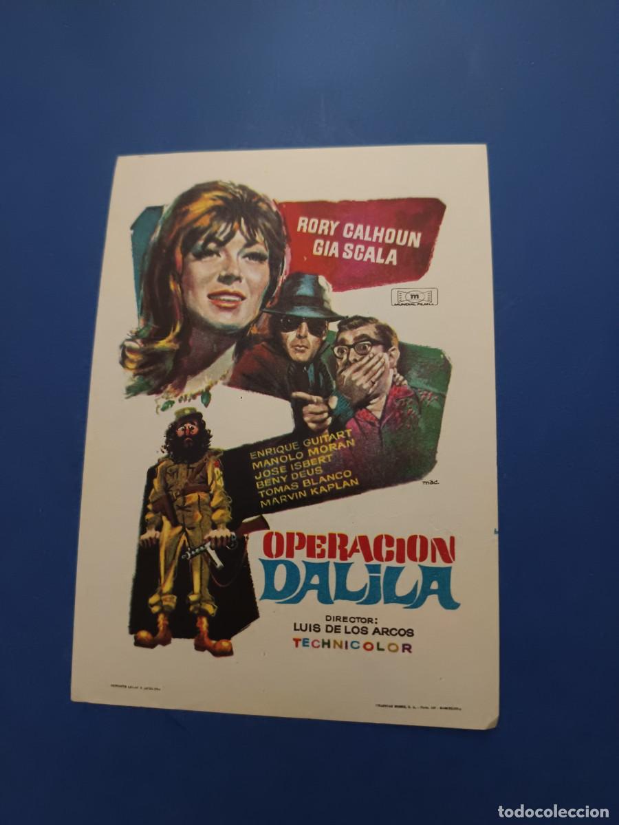 Cine: PROGRAMA DE CINE OPERACION DALILA RORY CALHOUN