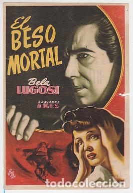 Cine: EL BESO MORTAL (Bela Lugosi con publicidad)