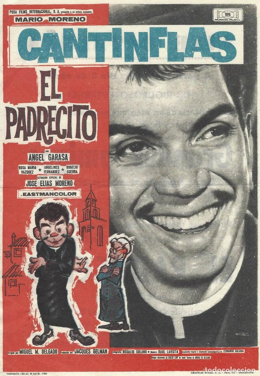 Cine: VC276 EL PADRECITO-FOLLETO DE MANO-SENCILLO-14 X 9.5 CM.