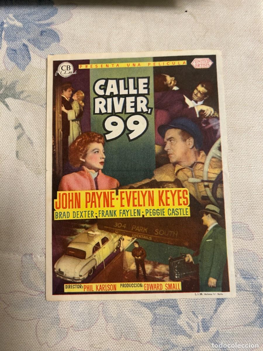 Cine: &ordm;1726 CALLE RIVER, 99 SIN PUBLICIDAD BUEN ESTADO