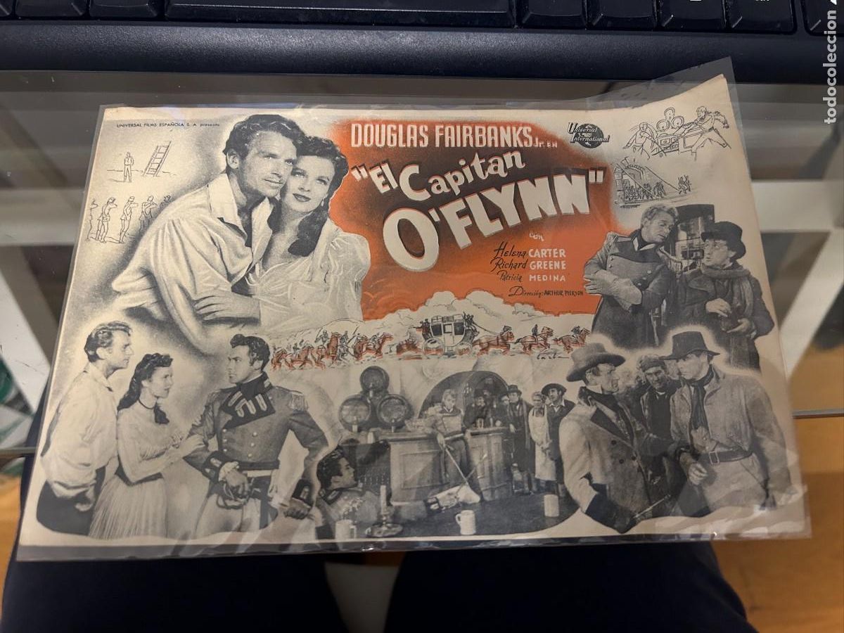 Cine: &ordm;1743 EL CAPITAN 0`FLYNN SIN PUBLICIDAD BUEN ESTADO