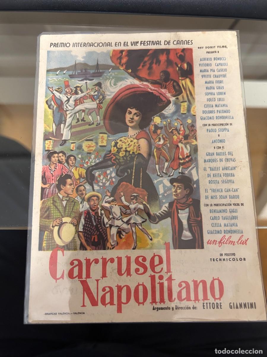 Cine: &ordm;1747 CARRUSEL NAPOLITANO TEATRO CINE CASINO CAMPRODON GERONA CON PUBLICIDAD BUEN ESTADO