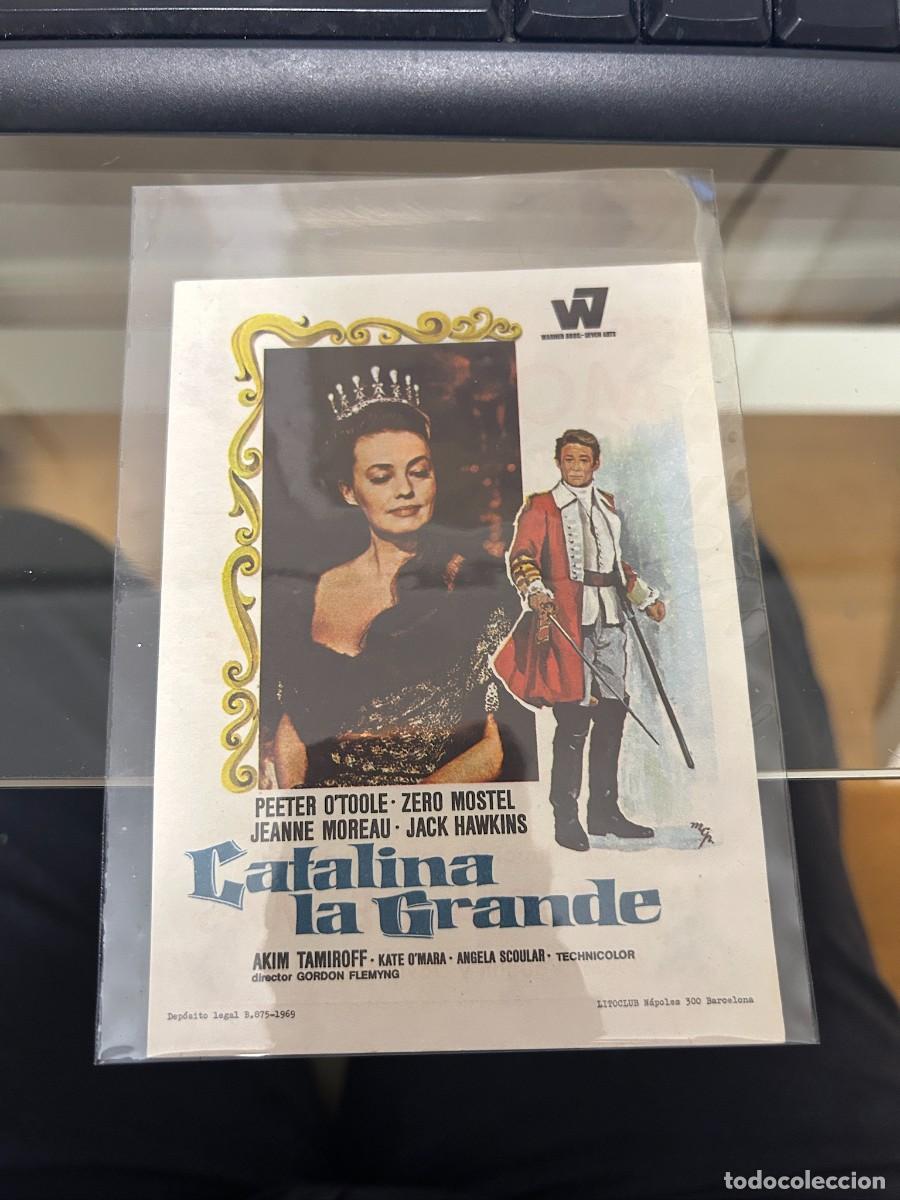 Cine: &ordm;1756 CATALINA LA GRANDE CINE MODERNO BARCELONA CON PUBLICIDAD BUEN ESTADO