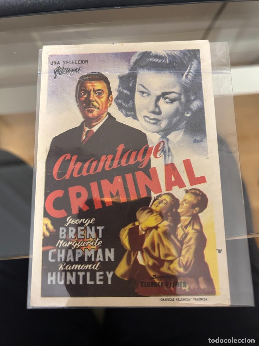 Cine: &ordm;1764 CHANTAJE CRIMINIAL SIN PUBLICIDAD COMO SE VE