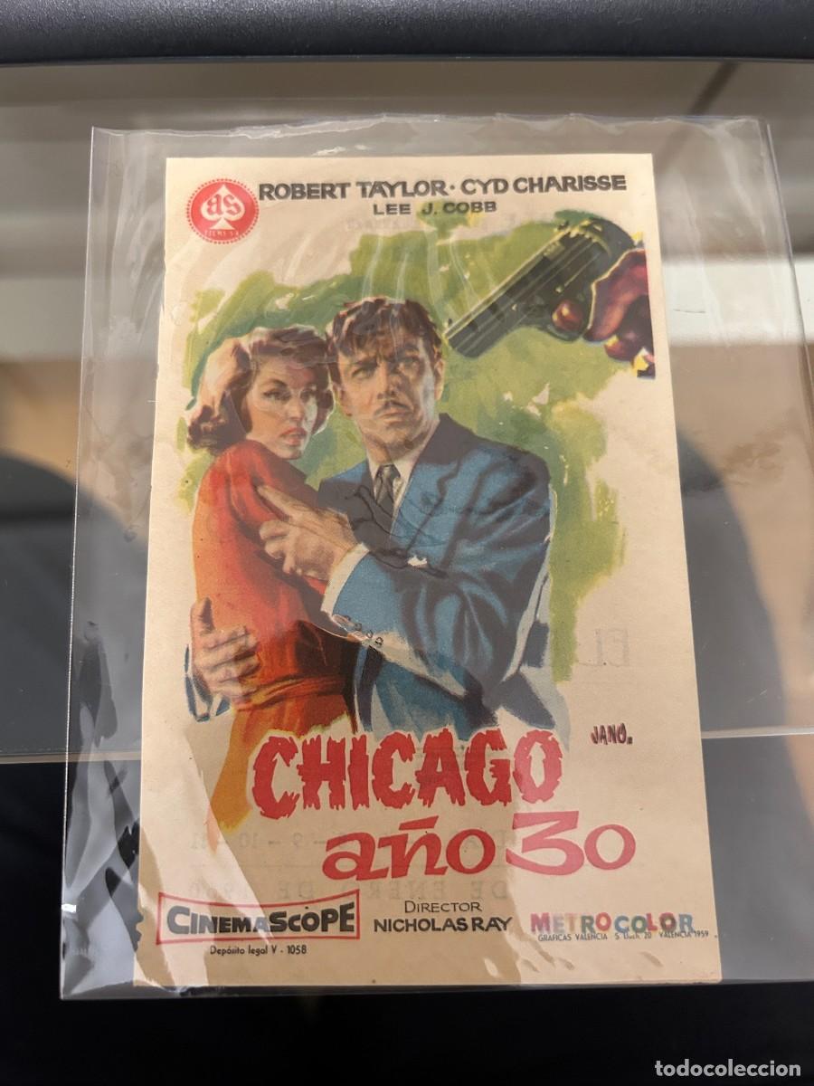 Cine: &ordm;1767 CHICAGO A&Ntilde;OS 30 CINE MONTERROSA REUS CON PUBLICIDAD BUEN ESTADO