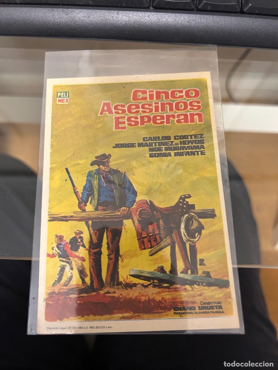 Cine: &ordm;1770 CINCO ASESINOS ESPERAN SIN PUBLICIDAD BUEN ESTADO