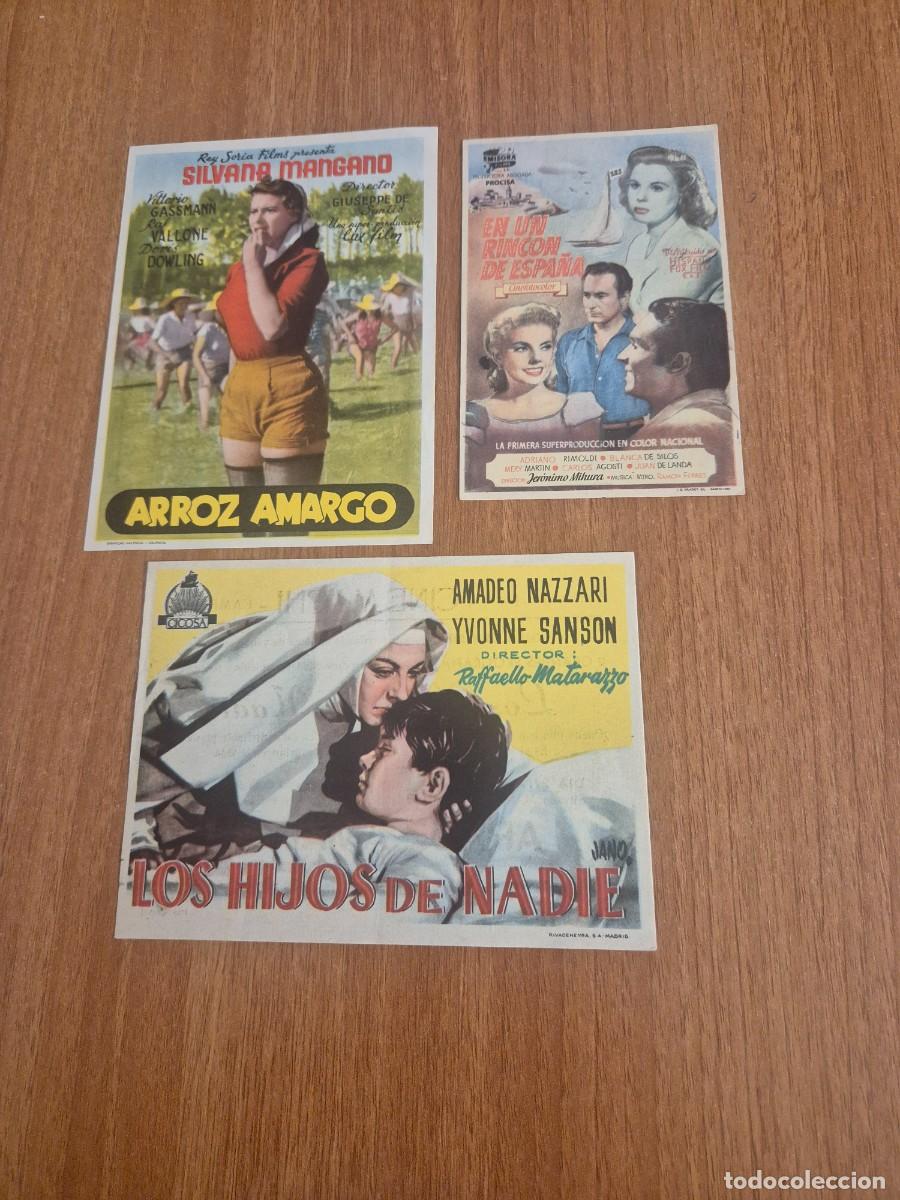 Cine: LOTE 3 FOLLETOS DE MANO CINE MACHI - CAMPREDO.
