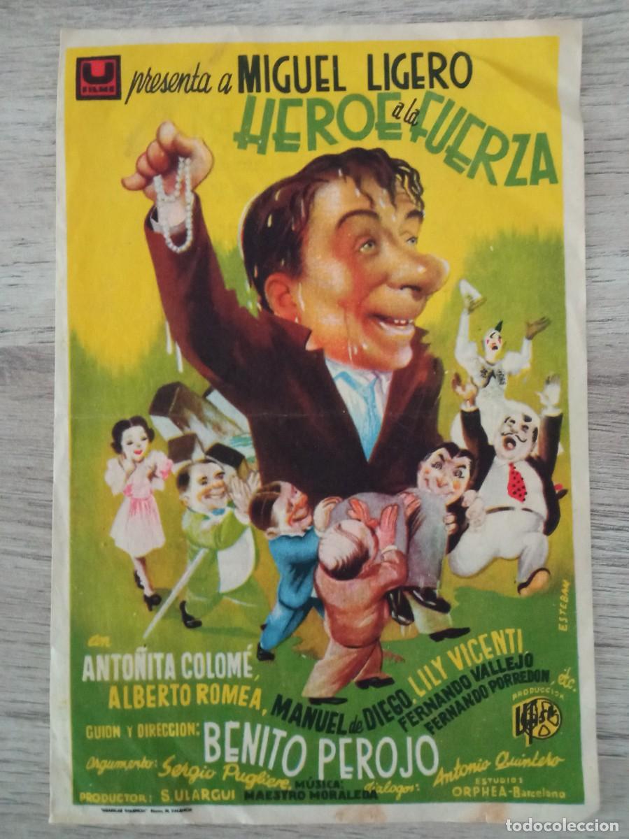 Cine: HEROE A LA FUERZA, MIGUEL LIGERO, CINE VICTORIA