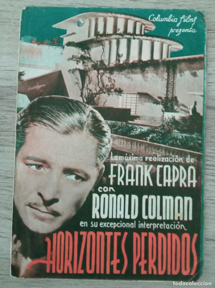 Cine: HORIZONTES PERDIDOS, RONALD COLMAN, CINEMA GOYA, ZARAGOZA
