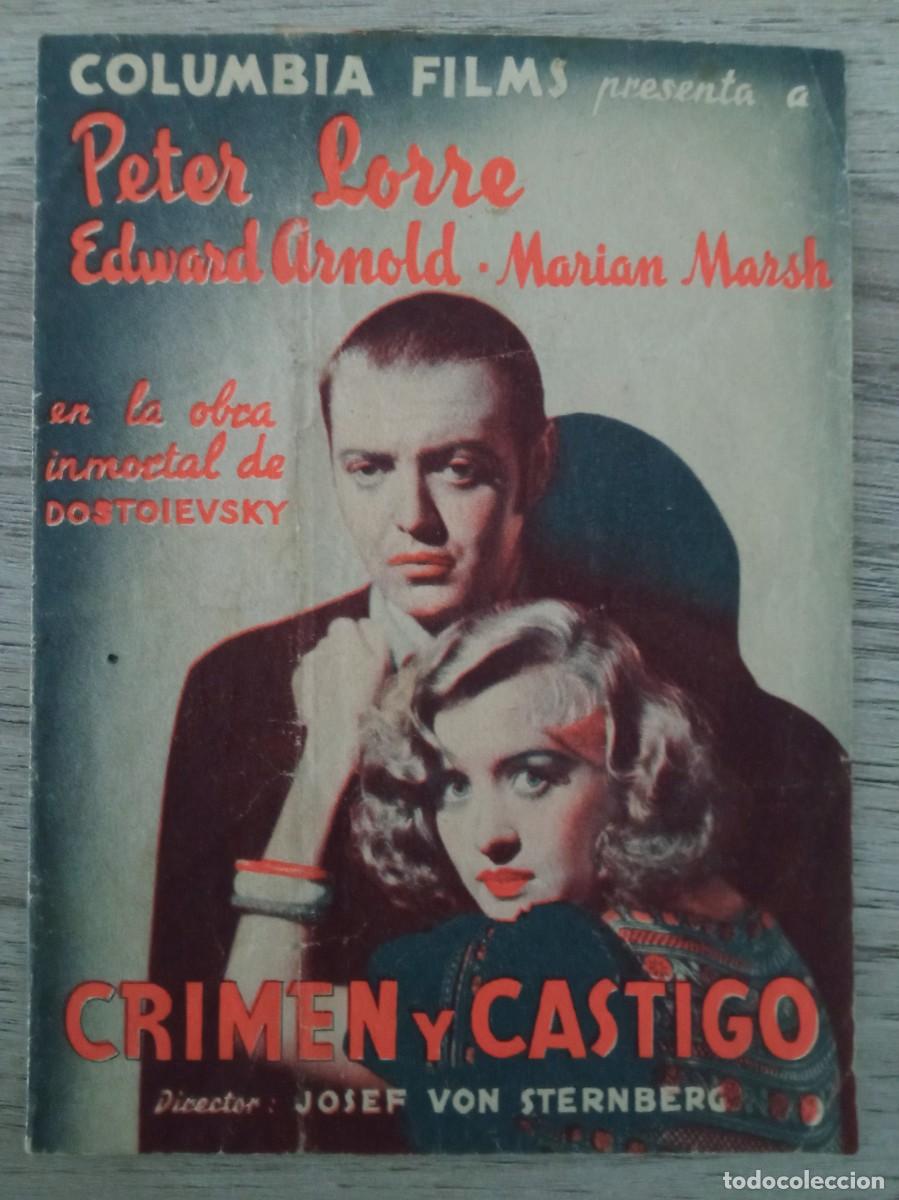 Cine: CRIMEN Y CASTIGO, PETER LORRE - Foto 1