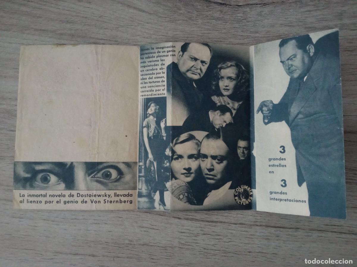 Cine: CRIMEN Y CASTIGO, PETER LORRE - Foto 2