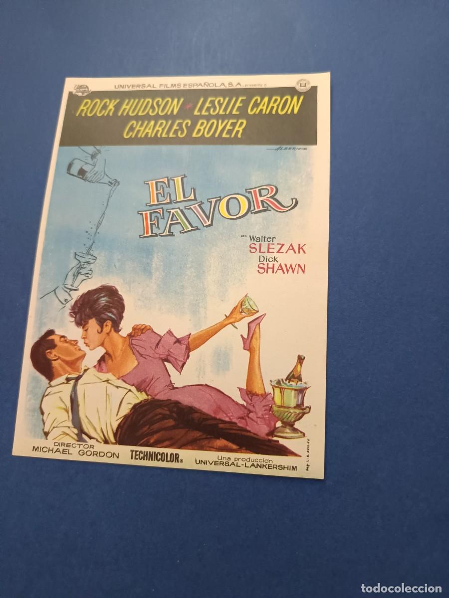 Cine: PROGRAMA DE CINE EL FAVOR ROCK HUDSON CHARLES BOYER