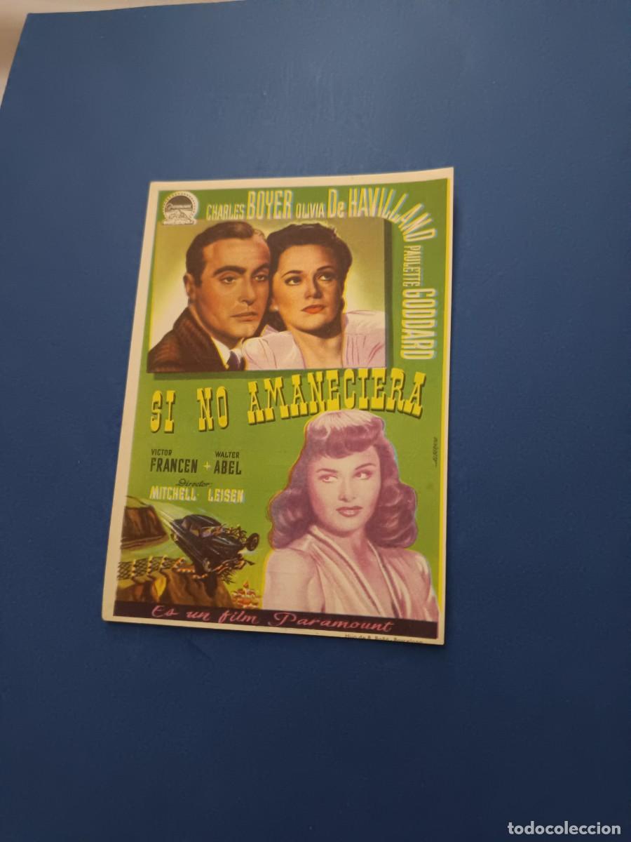 Cine: PROGRAMA DE CINE SI NO AMANECIERA CHARLES BOYER