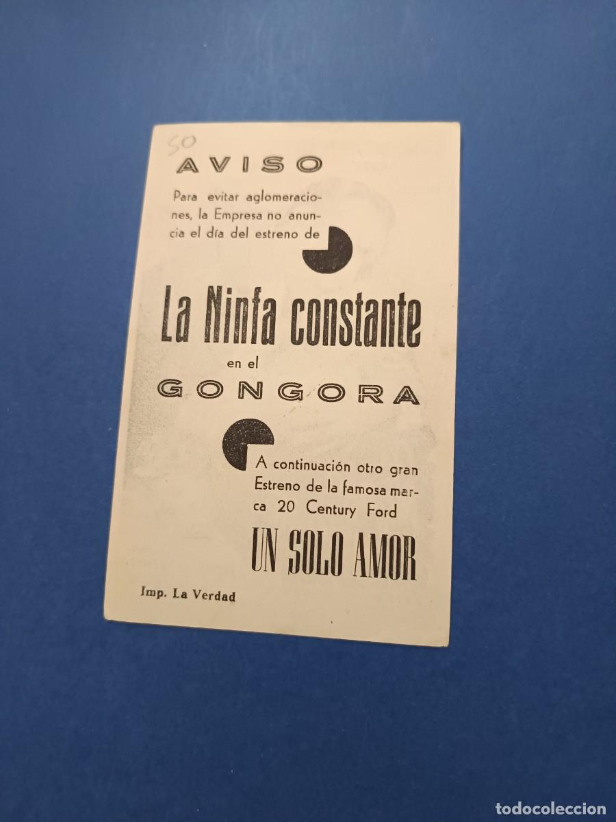 Cine: PROGRAMA DE CINE LA NINFA CONSTANTE CHARLES BOYER - Foto 2