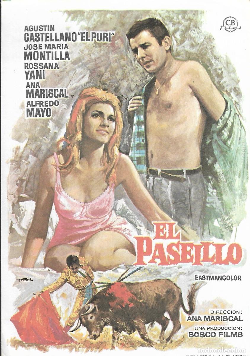 Cine: PROGRAMA DE CINE - EL PASEILLO - ALFREDO MAYO, ANA MARISCAL - 1968 - JANO - SIN PUBLICIDAD.